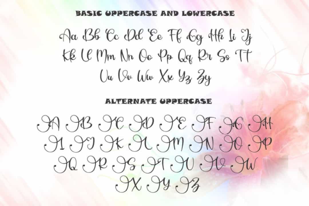 Bitterlove Font Image 3
