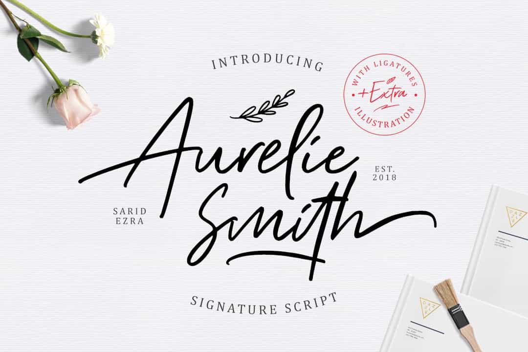Aurelie Smith Font Image 1