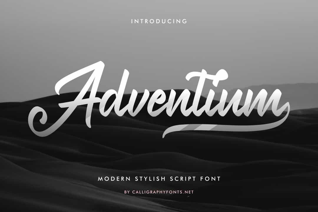 Adventium Font Image 1