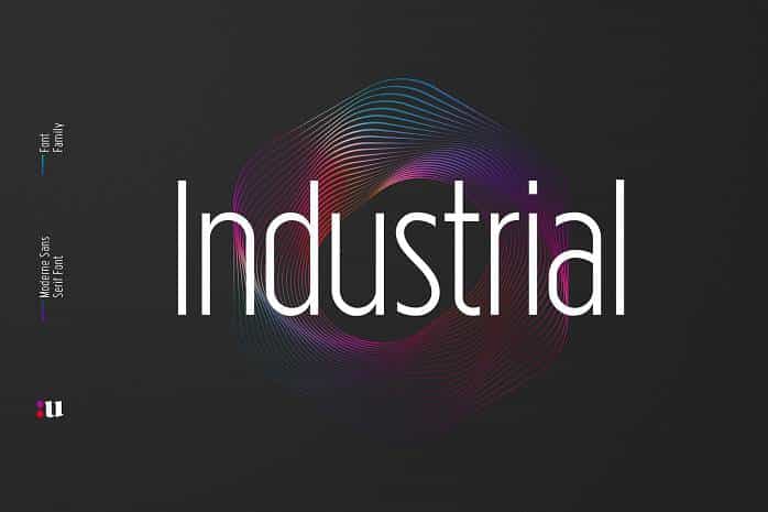 Industrial Sans Font Family Image 1
