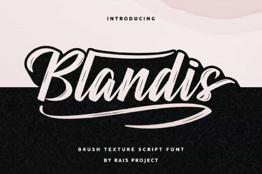 Blandis Font Image 1