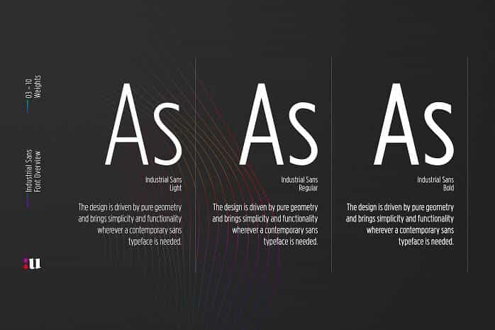 Industrial Sans Font Family Image 2