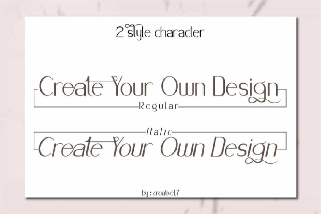 Blambangan Font Image 2