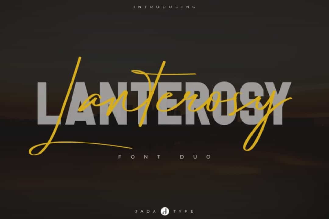 Lanterosy Font Image 1