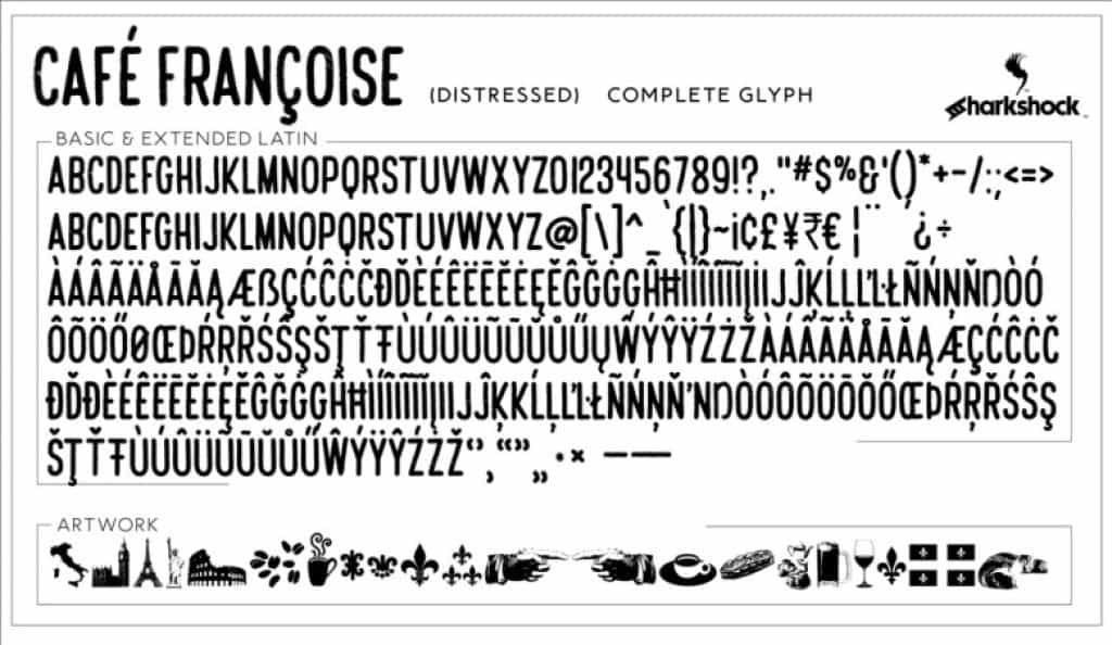 Cafe Francoise Font Image 2