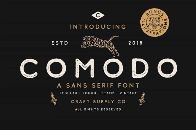 Comodo Font Family Image 1