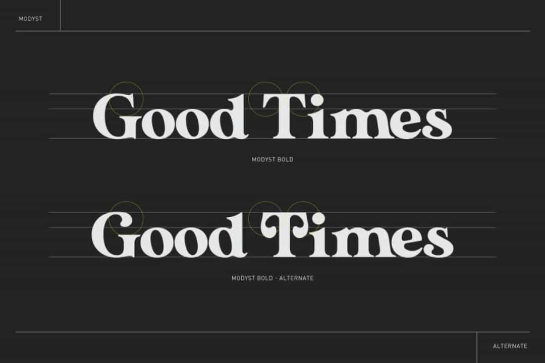 Modyst Font Image 3