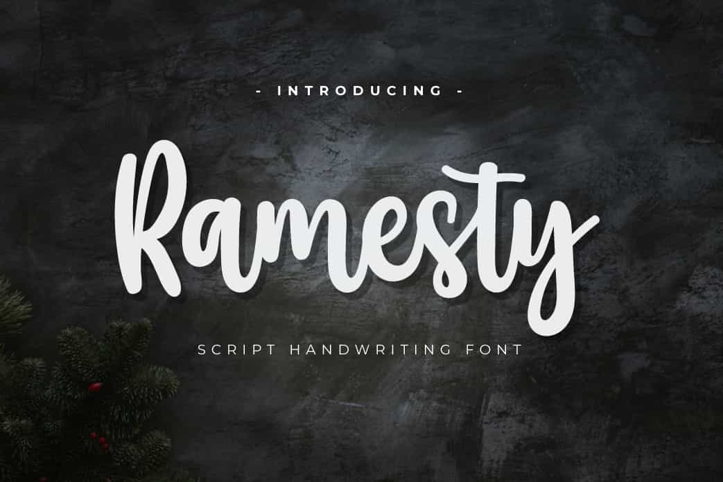 Ramesty Font Image 1