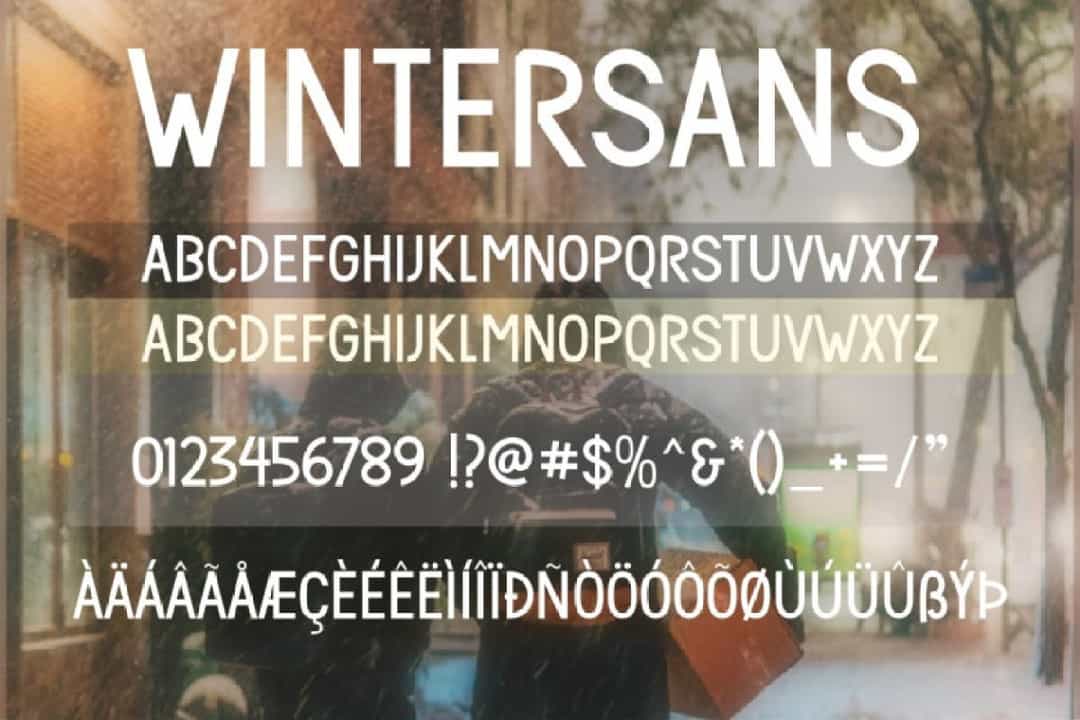 Wintersans Font Image 3