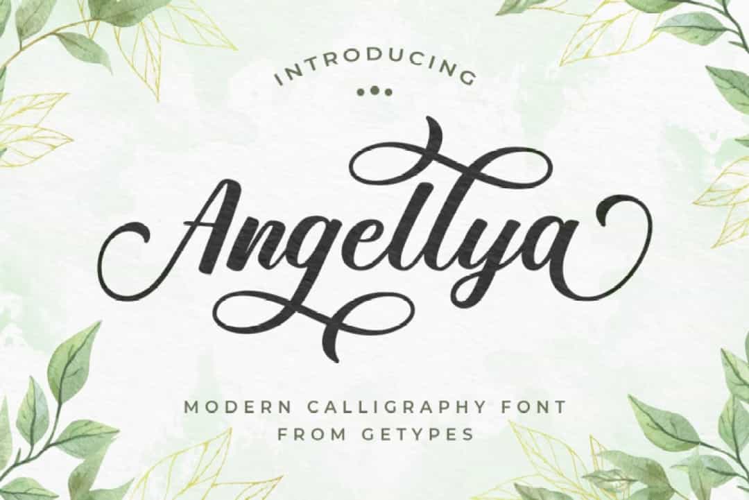 Angellya Font Image 1