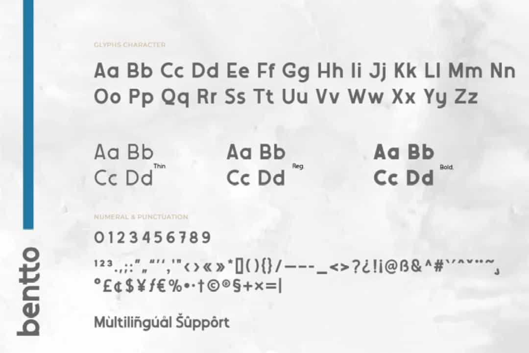 Bentto Font Image 3