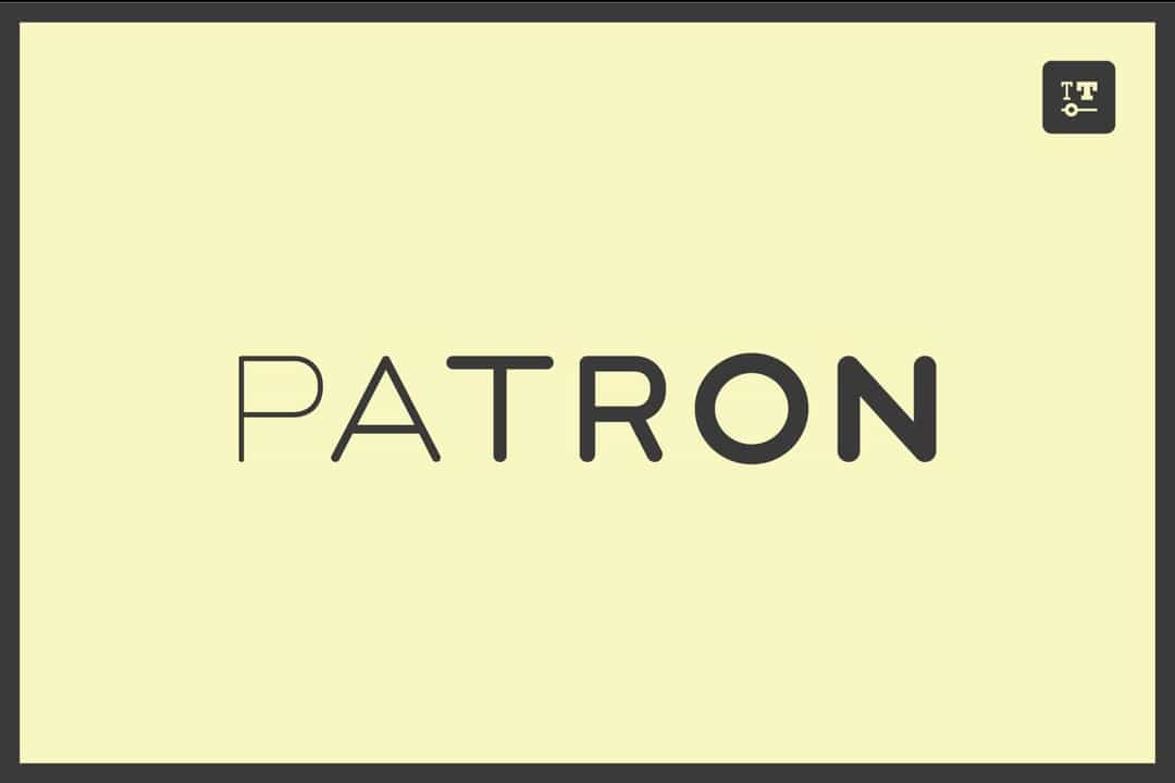 Patron Font Image 1