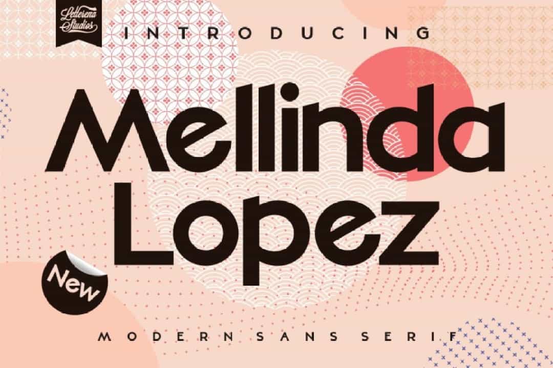 Mellinda Lopez Font Image 1