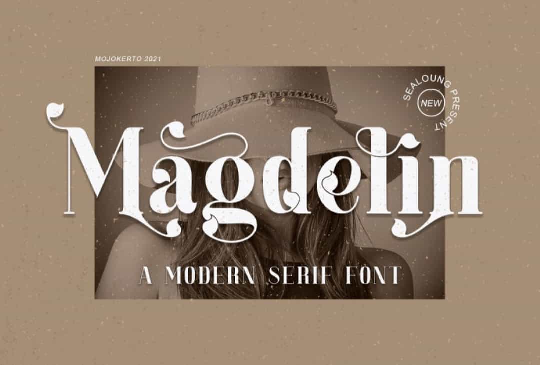 Magdelin Font Image 1