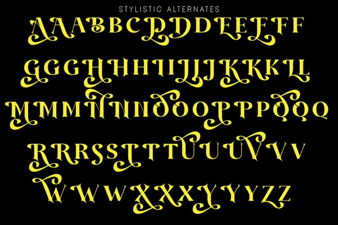 Amidala Font Image 3