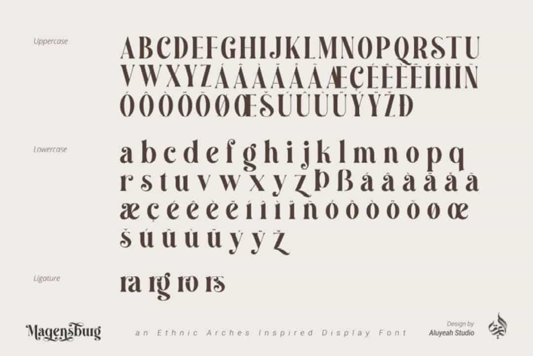 Magensburg Font Image 2