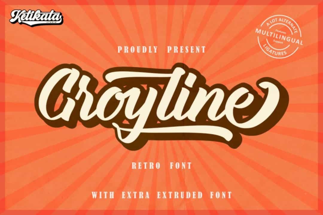Groyline Font Image 1