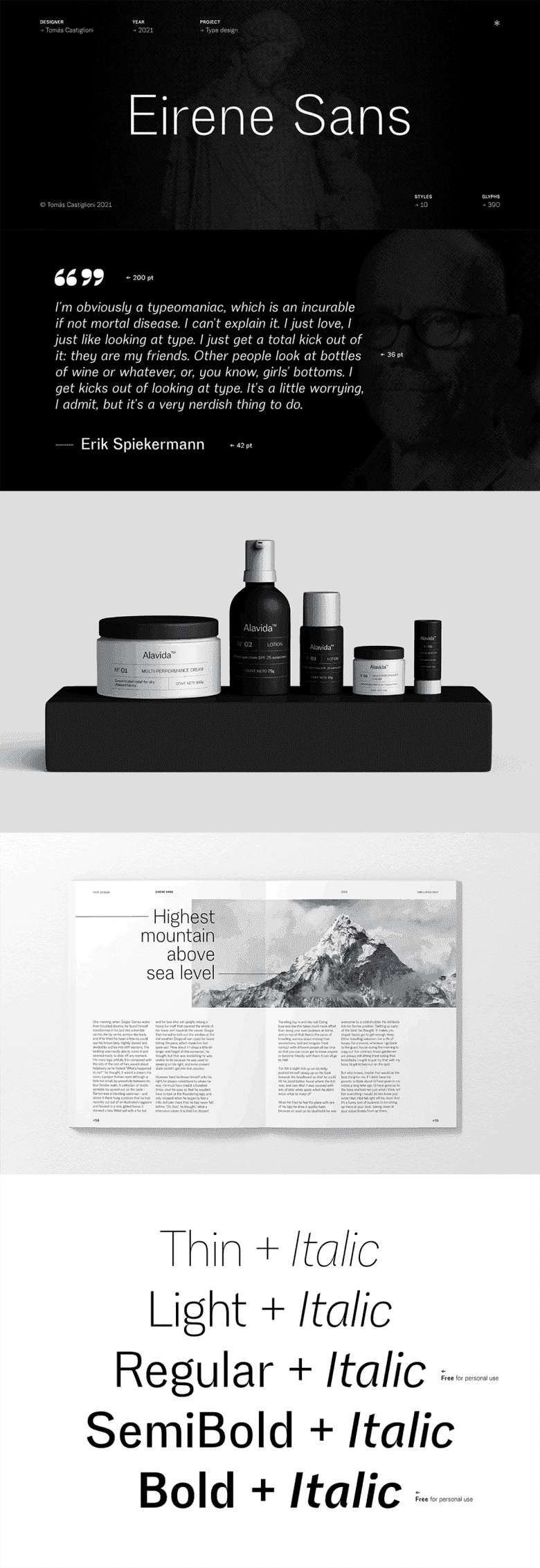 Eirene Sans Font Free Image 1