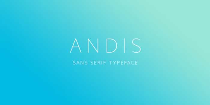 Andis Font Family Image 1