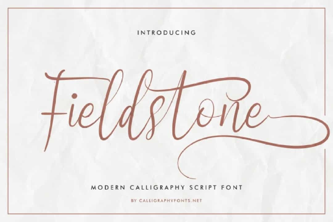 Fieldstone Font Image 1