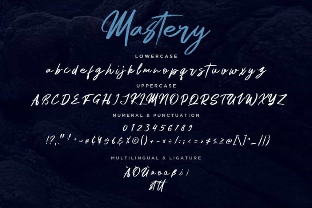 Mastery Font Image 3