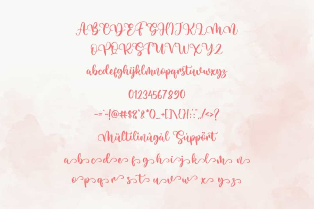 Bright Holiday Font Image 3