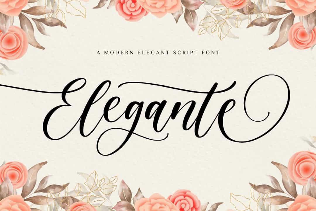 Elegante Font Image 1
