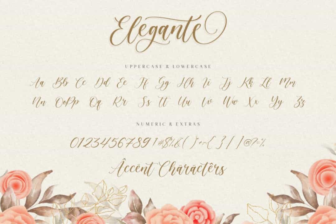 Elegante Font Image 3