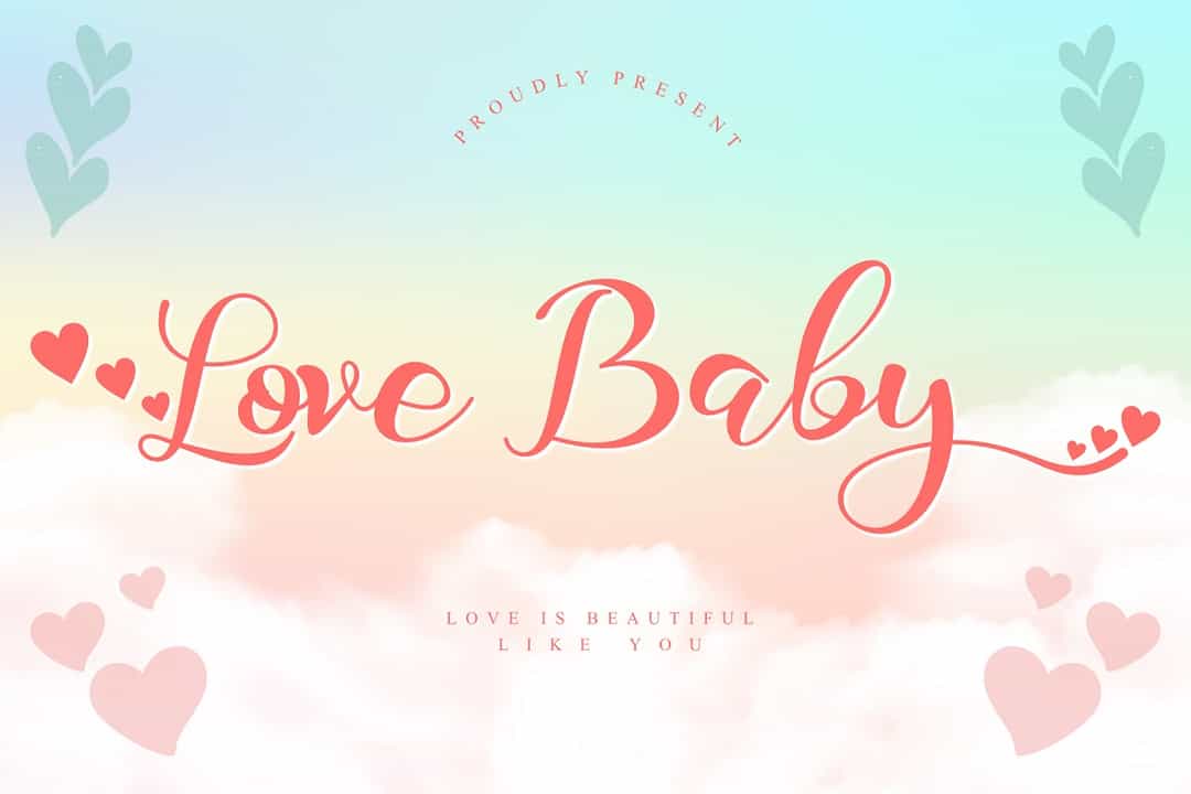 Love Baby Font Image 1