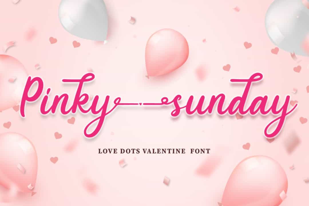Pinky Sunday Font Image 1