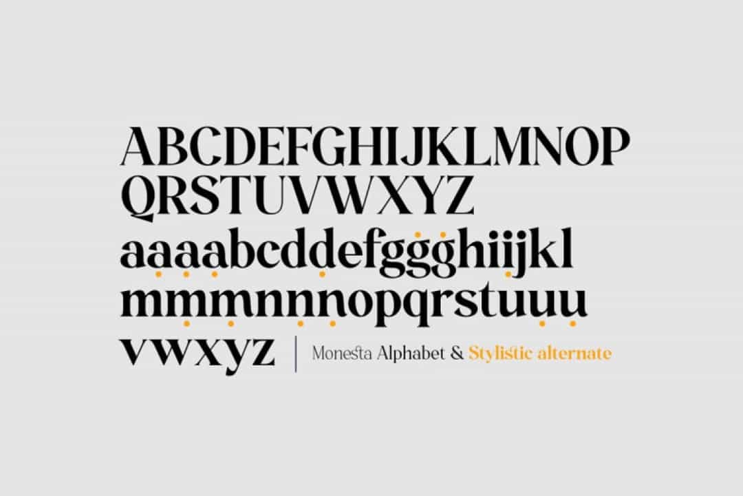 Monesta Font Image 3