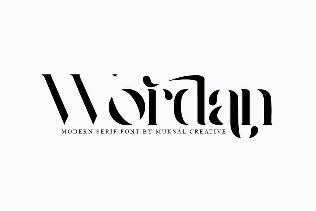 Wordan Font Image 1