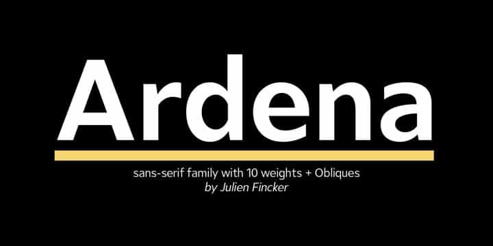 Ardena Font Image 1