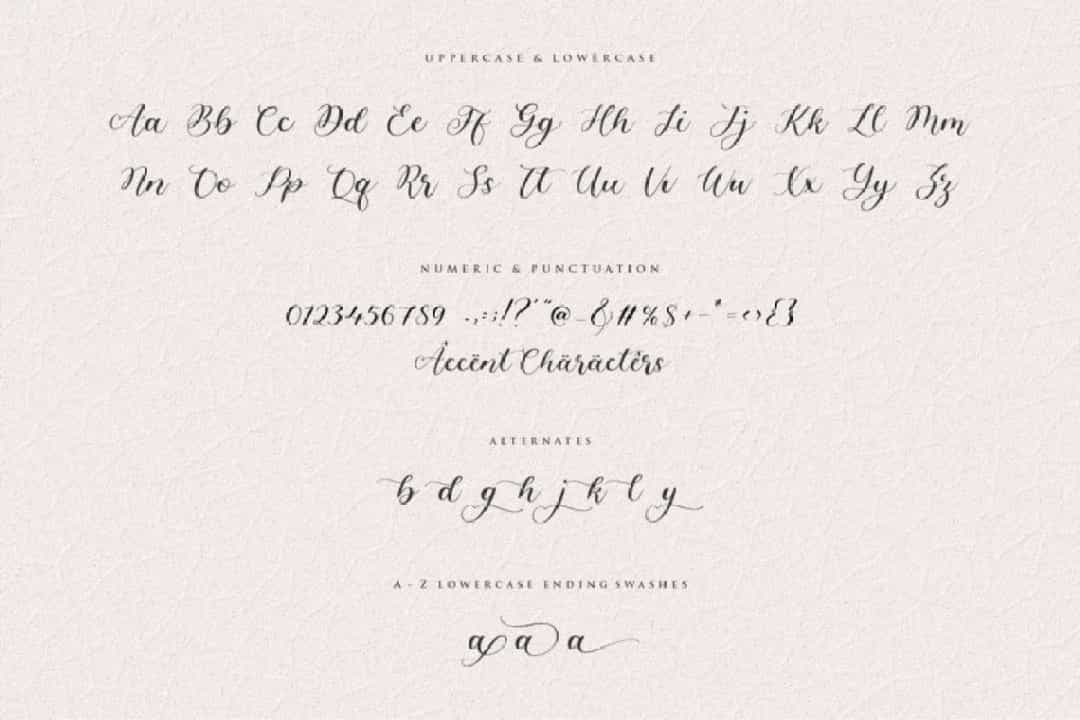 Angelinea Font Image 3