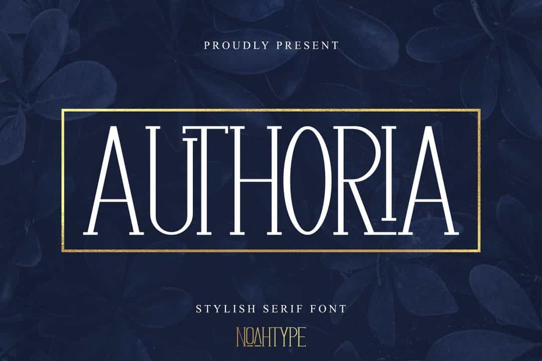 Authoria Font Image 1