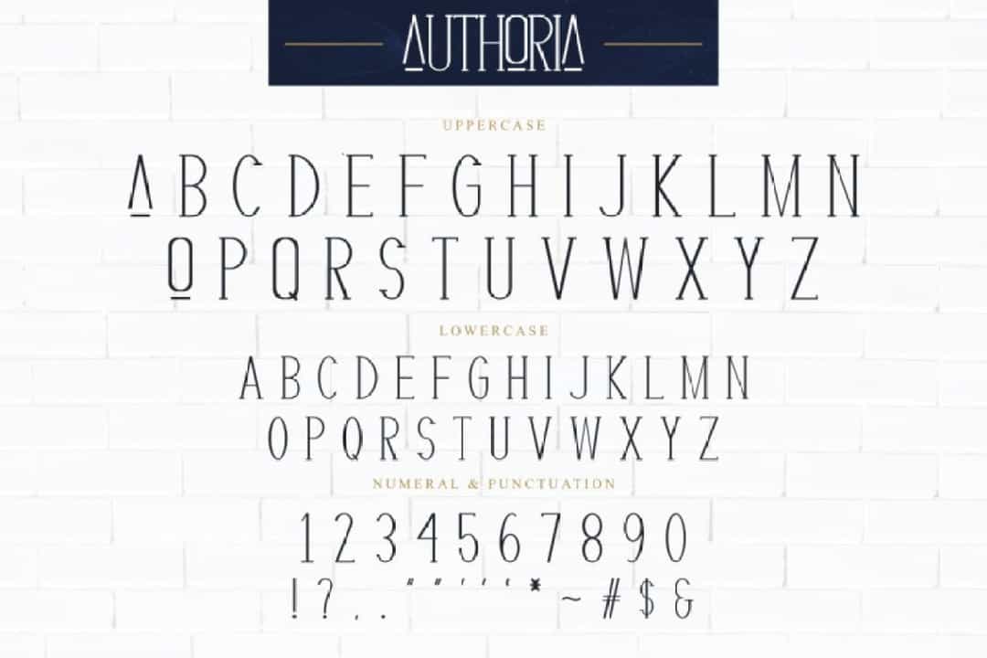 Authoria Font Image 3