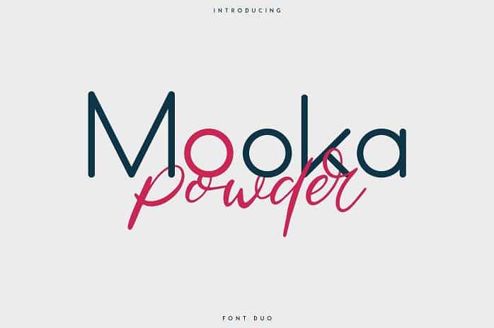 Mooka Powder Font Duo Image 1