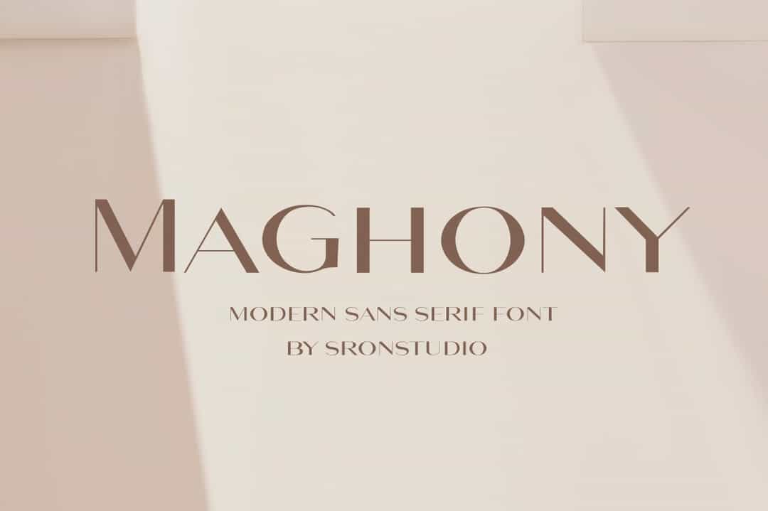 Maghony Font Image 1