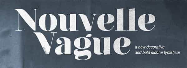 Nouvelle Vague Font Image 1