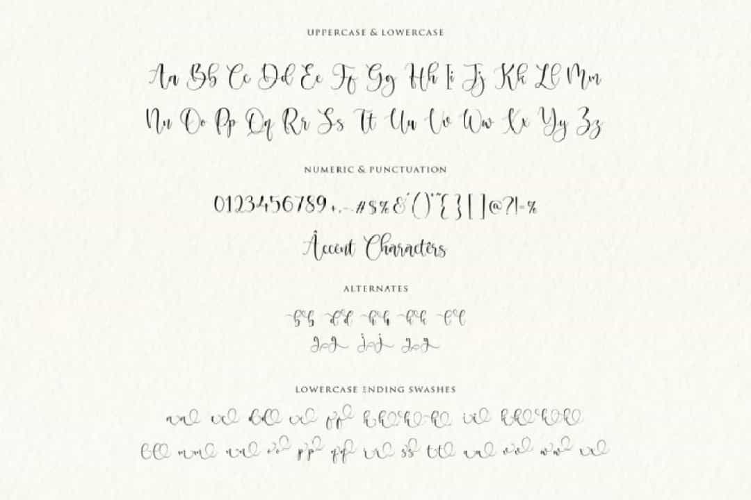 Magnolin Font Image 3