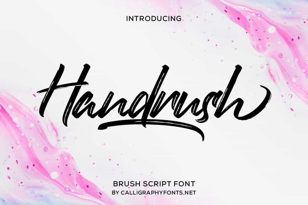 Handrush Font Image 1