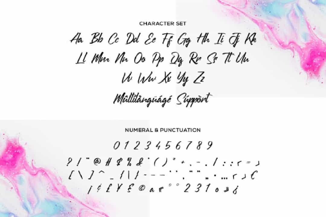 Handrush Font Image 3