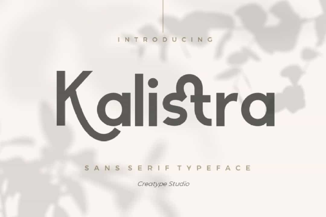 Kalistra Typeface Image 1