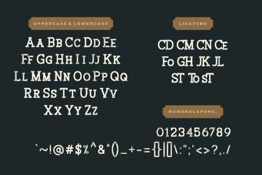 Broster Font Image 3