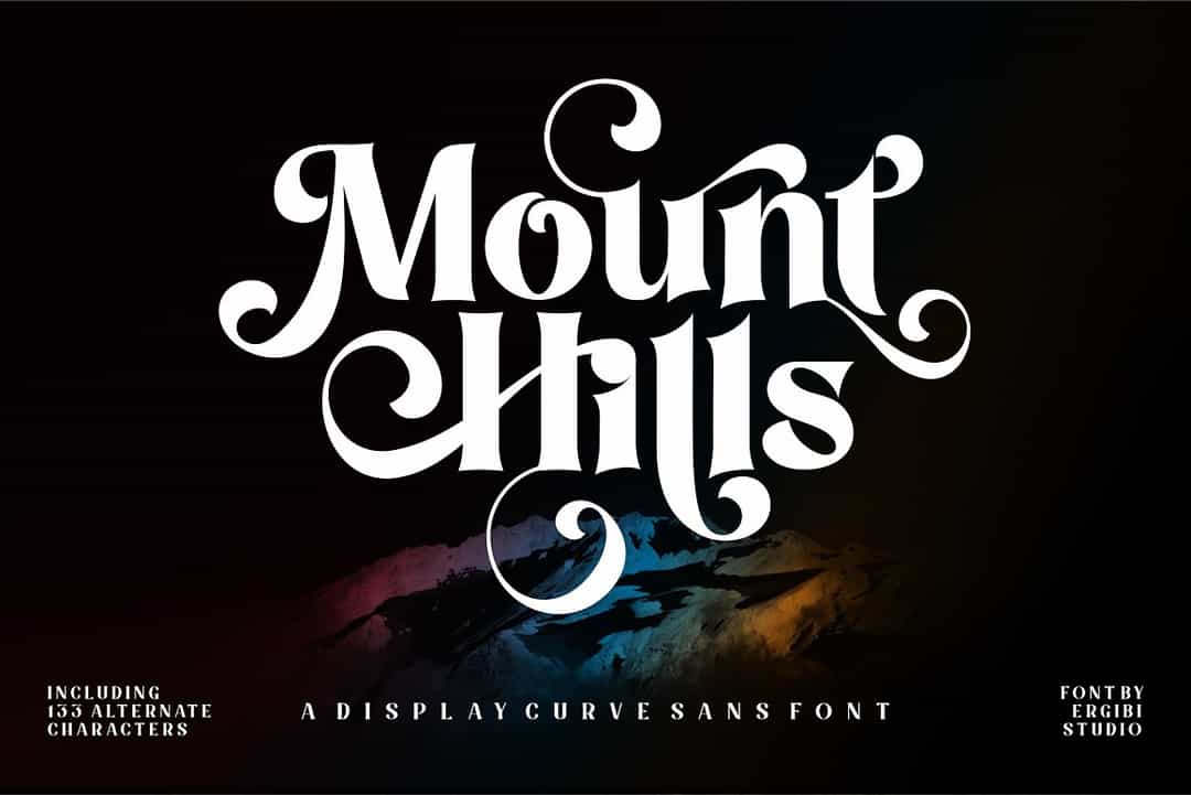 Mount Hills Font Image 1