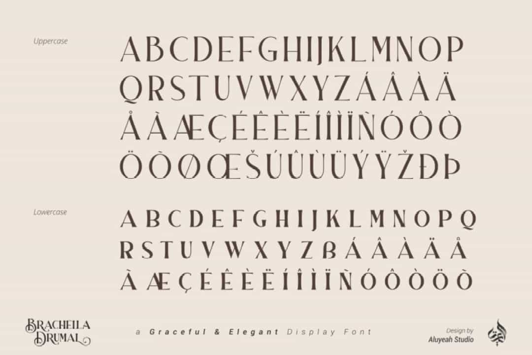 Barchella Drumal Font Image 2