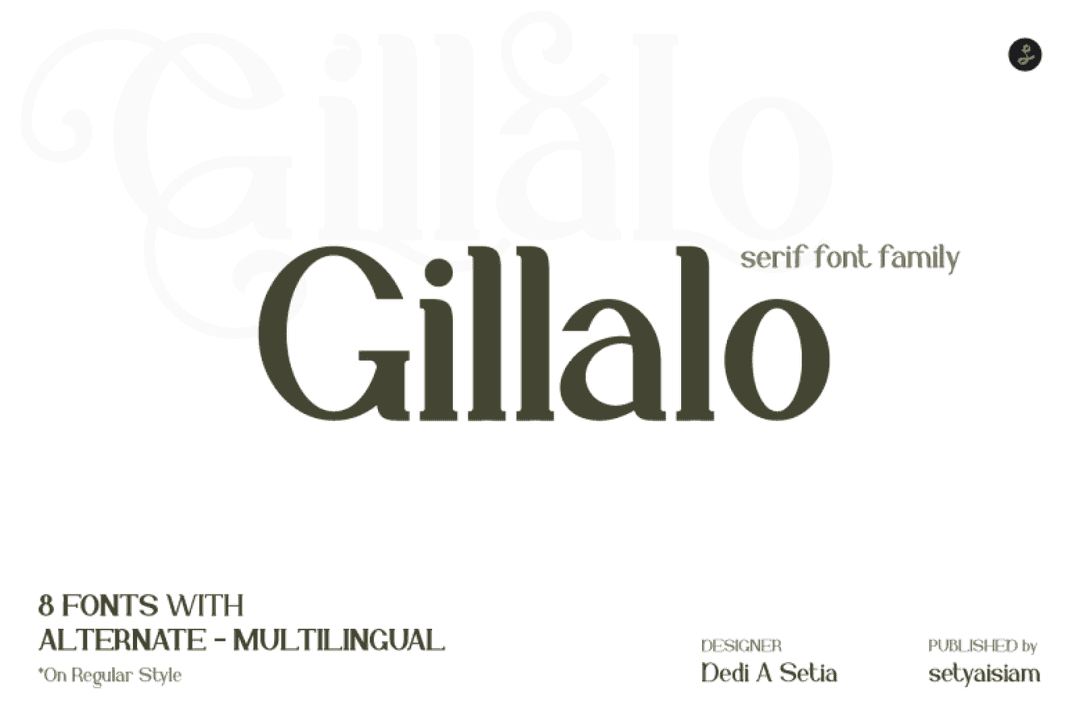 Gillalo Font Image 1