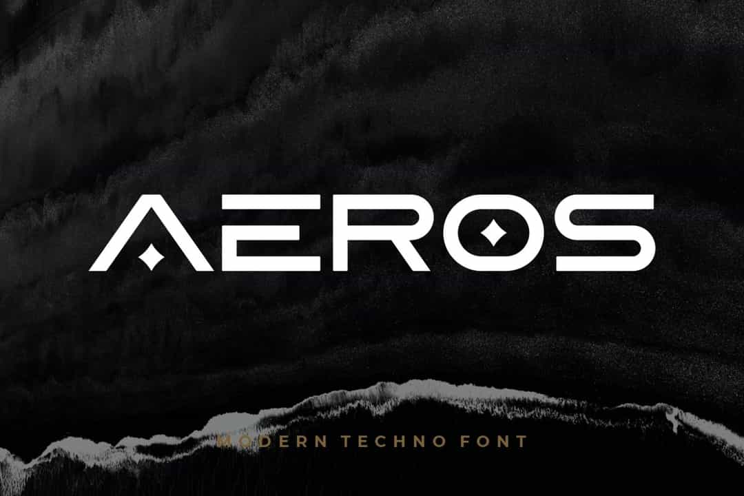Aeros Font Image 1