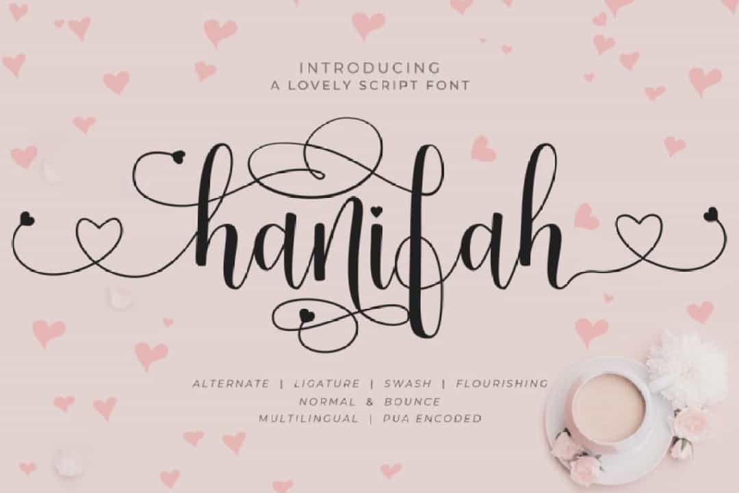 Hanifah Font Image 1