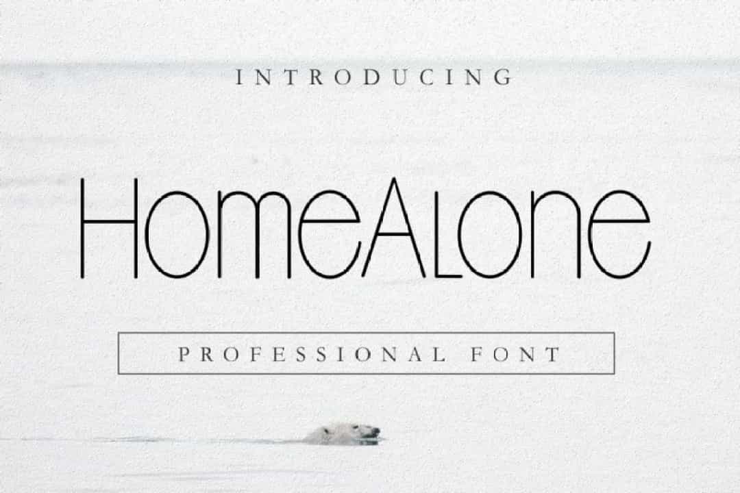 Home Alone Font Image 1